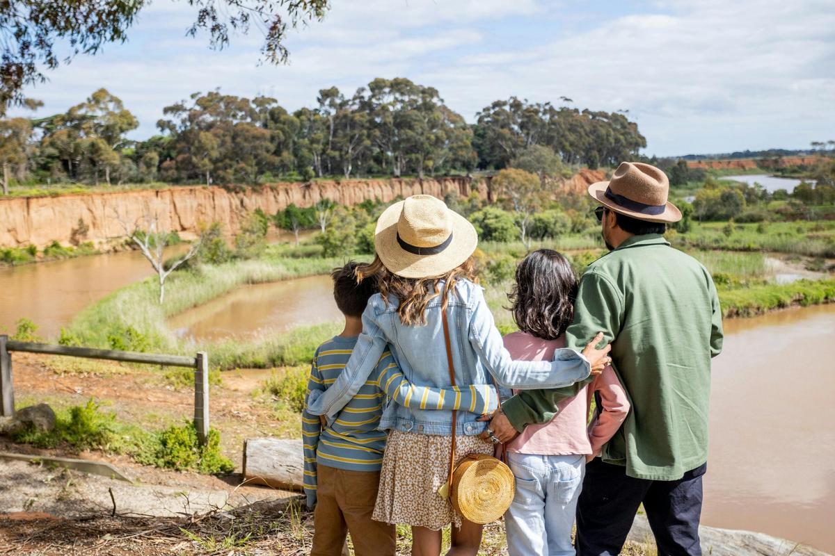 K Road Cliffs and Werribee River