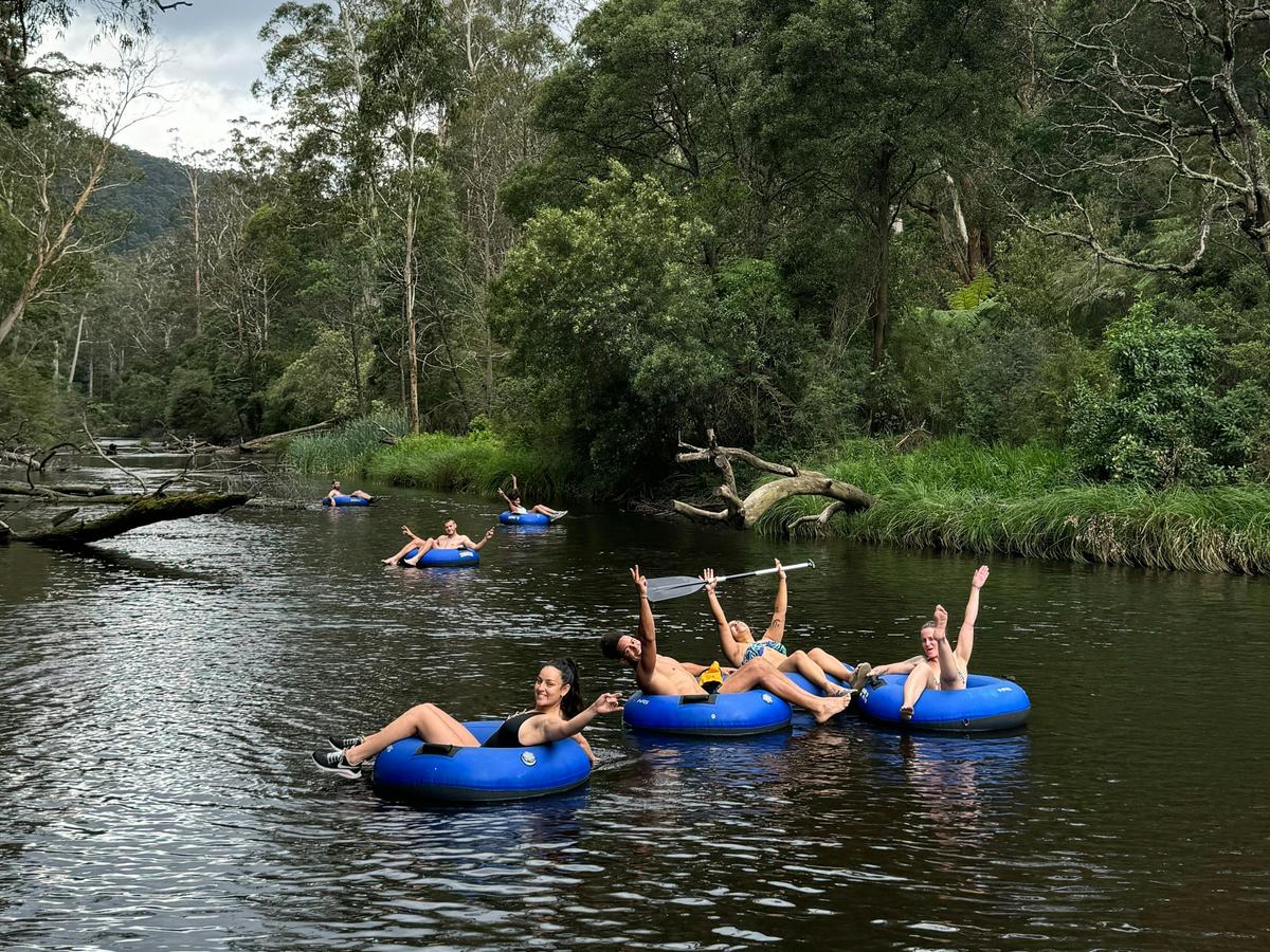 River tubing on the Yarra River in Warburton