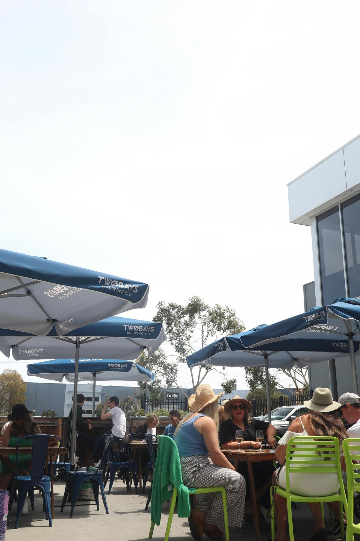 Outdoor Seating at Two Bays Brewing Co