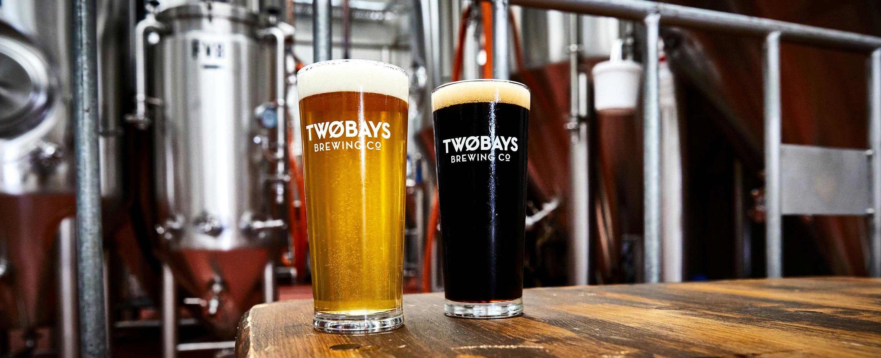 Beers at the brewhouse