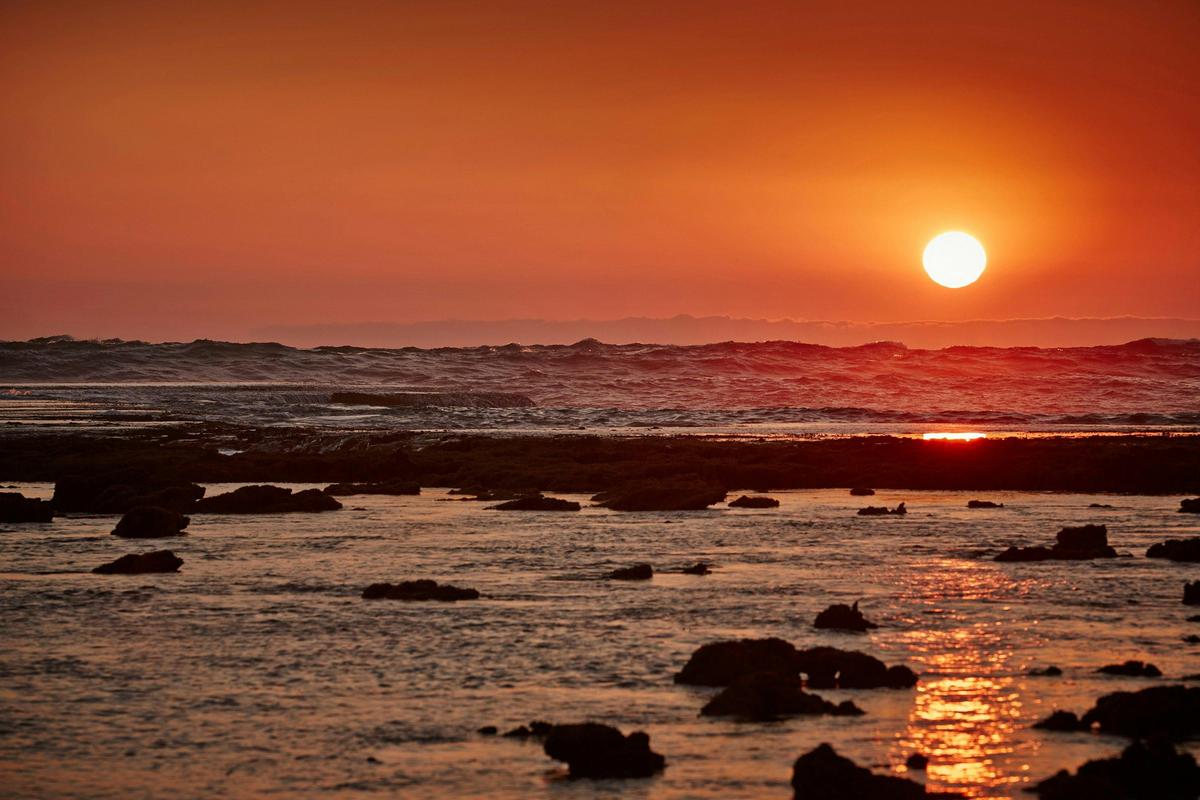 Sunset over Bass Strait