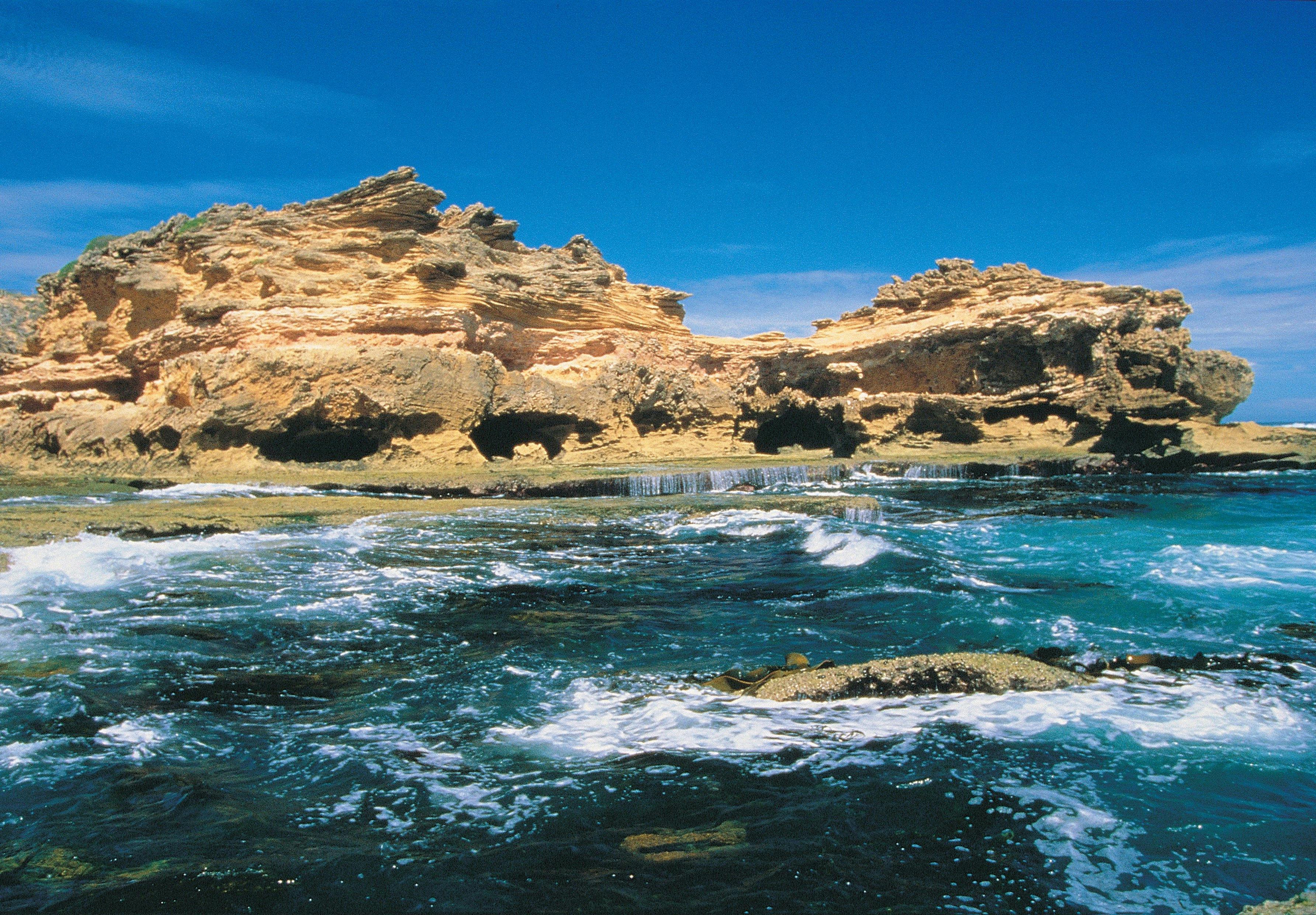 Ocean Beach rock formations