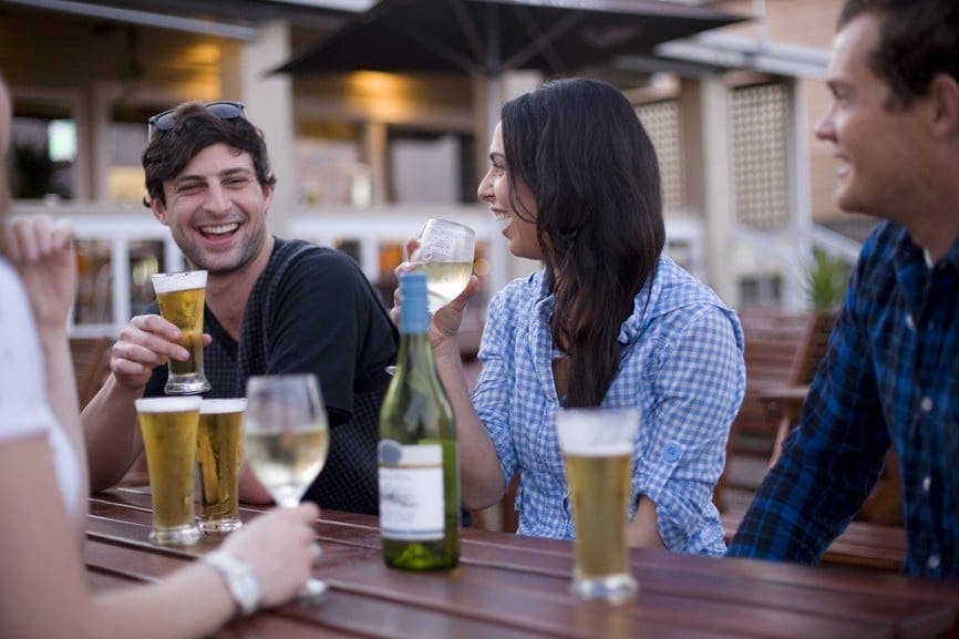 Enjoy a beer at Torquay