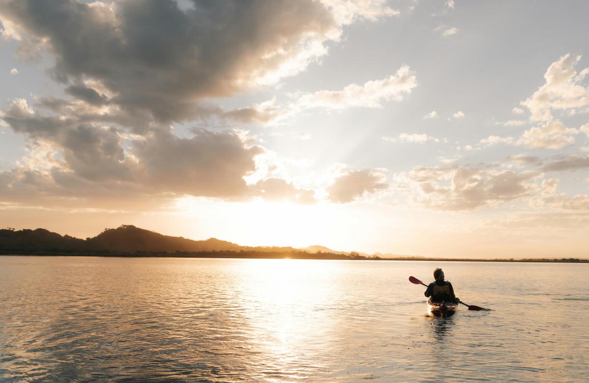 Kayaking Gippsland Lakes