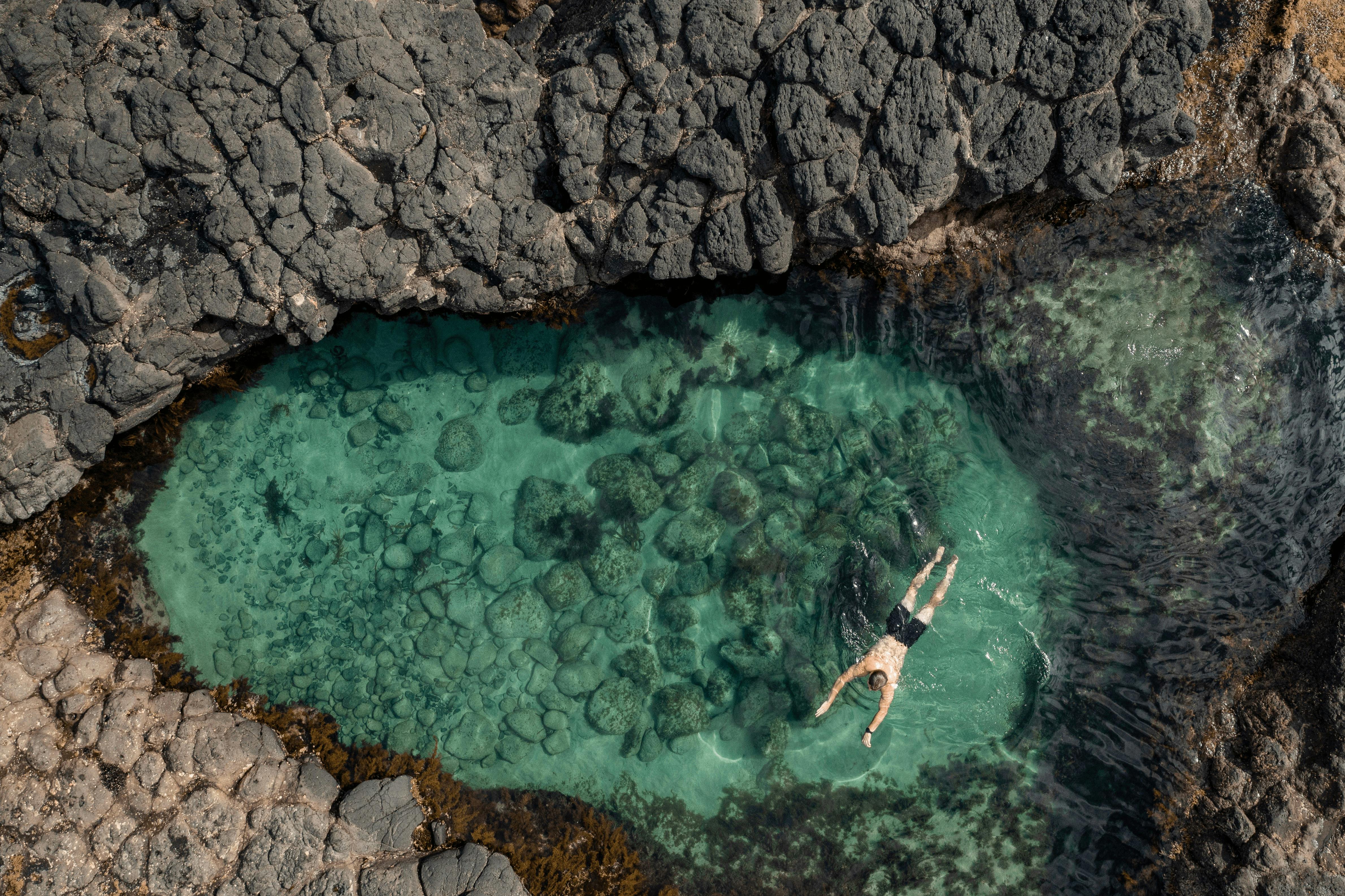 Bathe is magical natural rock pools