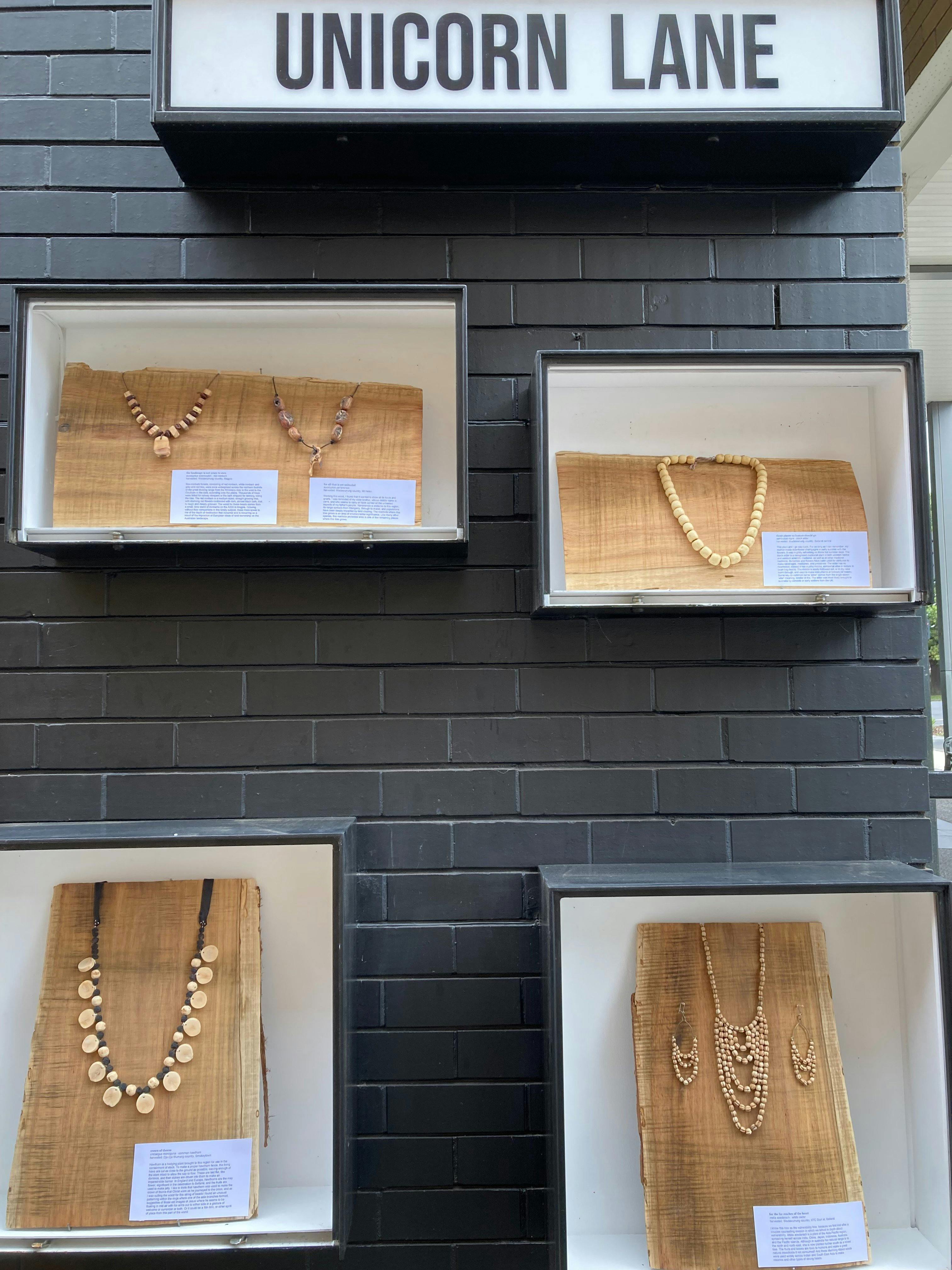 Beads created by Shalome Knoll. (Past exhibition)