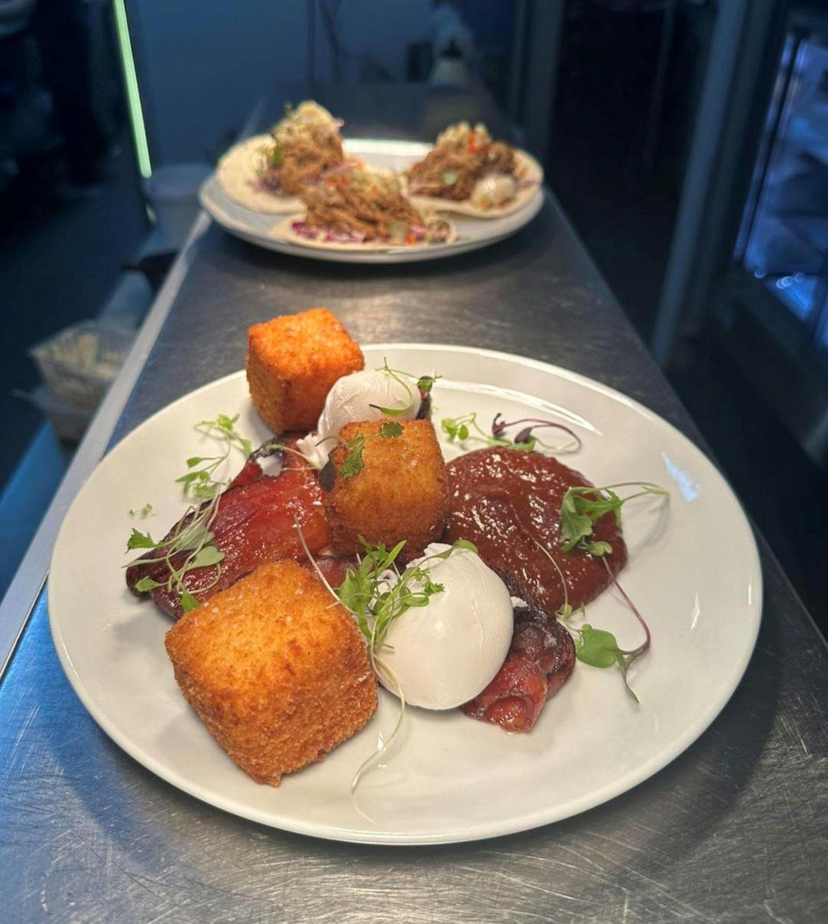 Delicious Mac and Cheese Croquettes on a plate