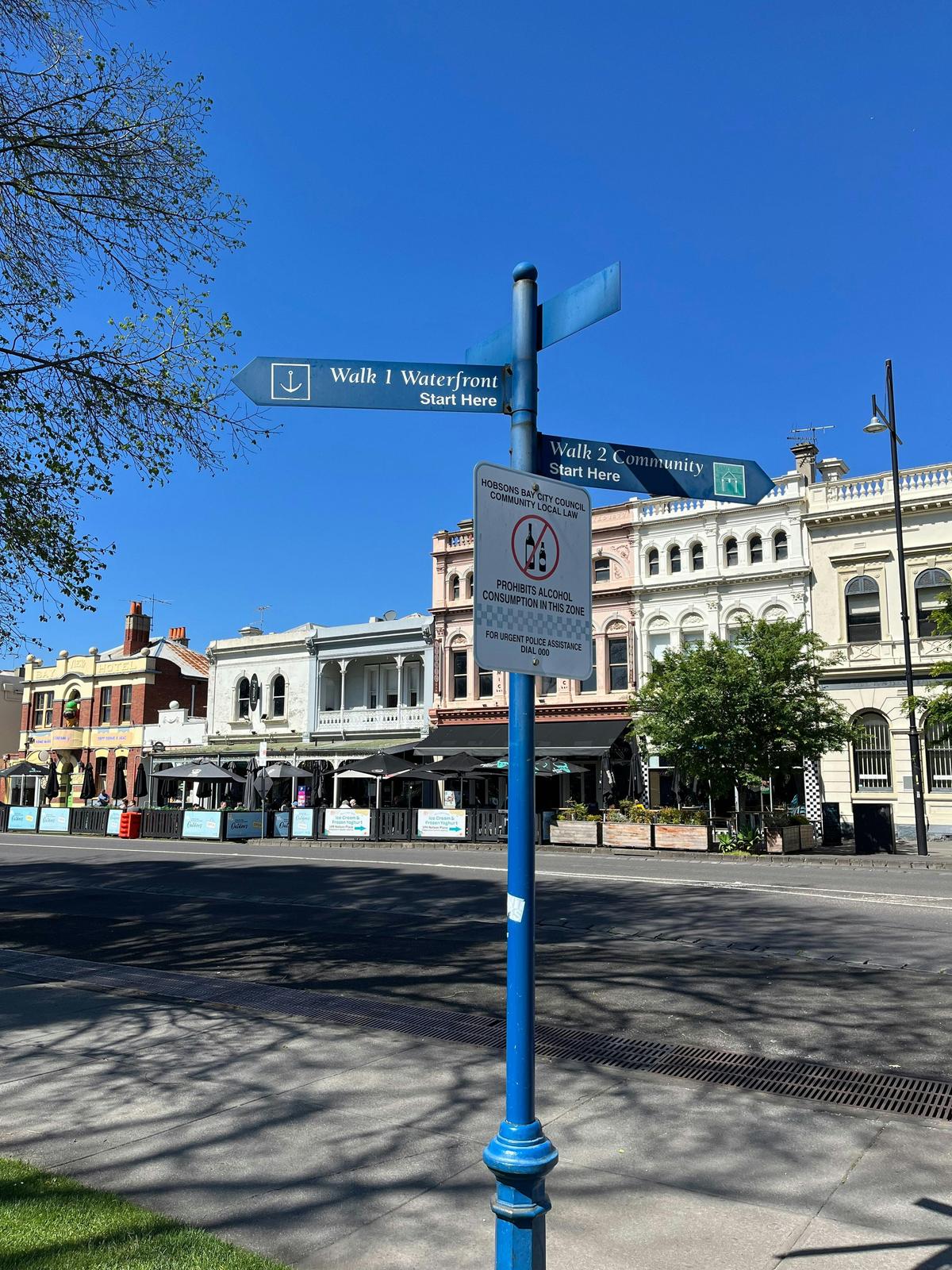 Waterfront Heritage Walk Sign