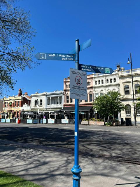 Williamstown Heritage Buildings Walk Sign
