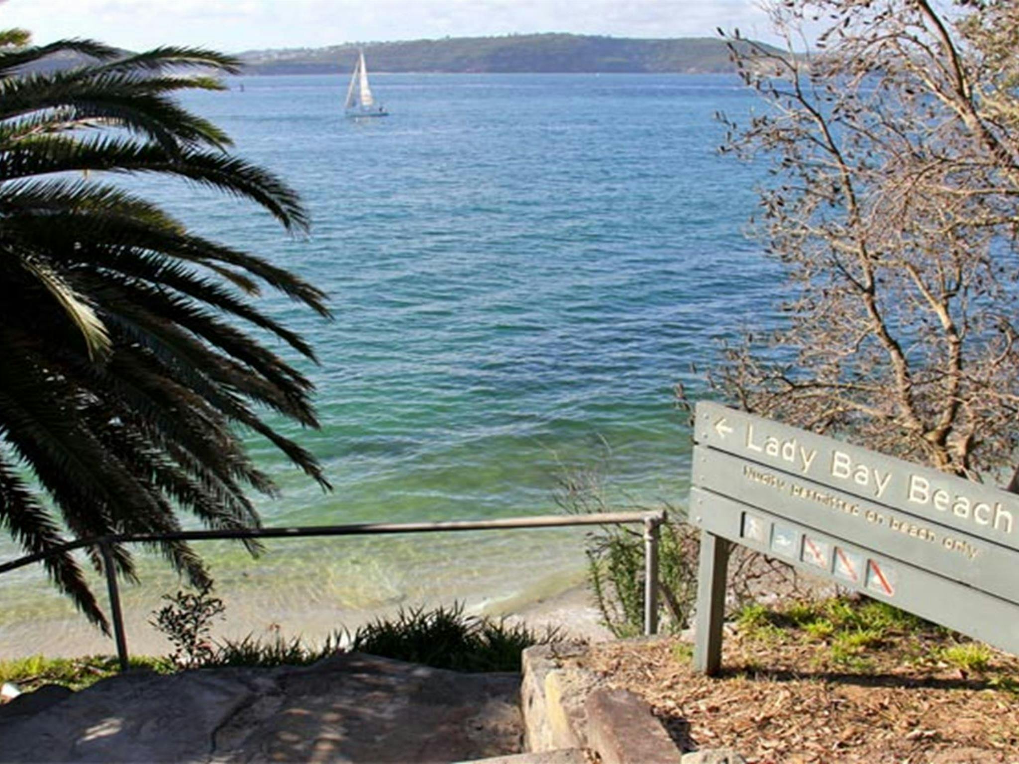 Lady Bay Beach, Sydney Harbour National Park. Photo: John Yurasek/NSW Government