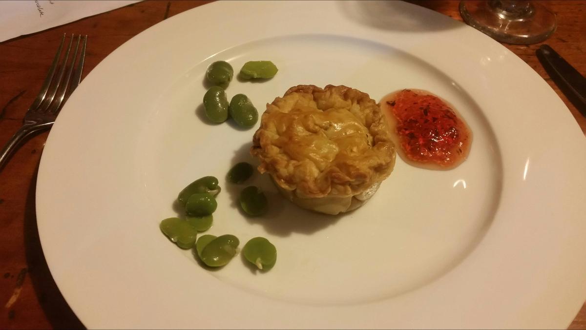 Gourmet food on the horse trek