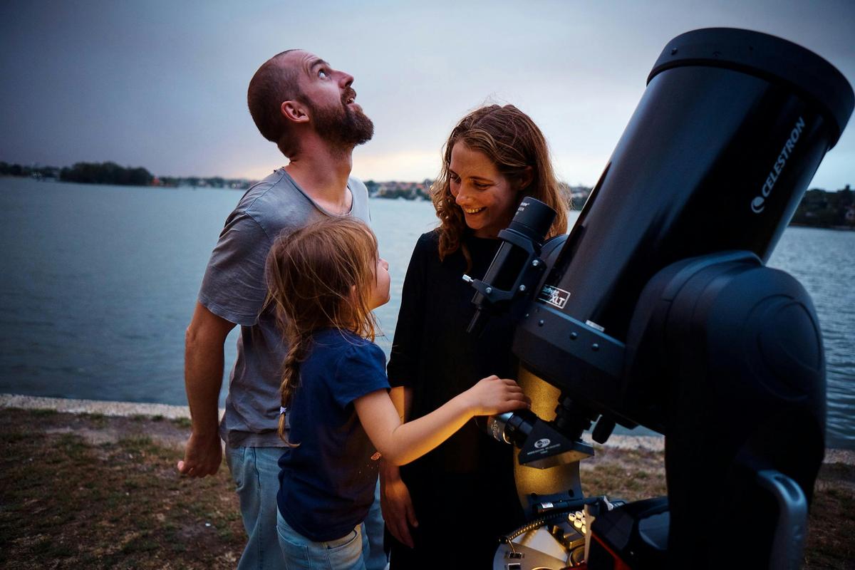 Our night sky tours are family friendly events
