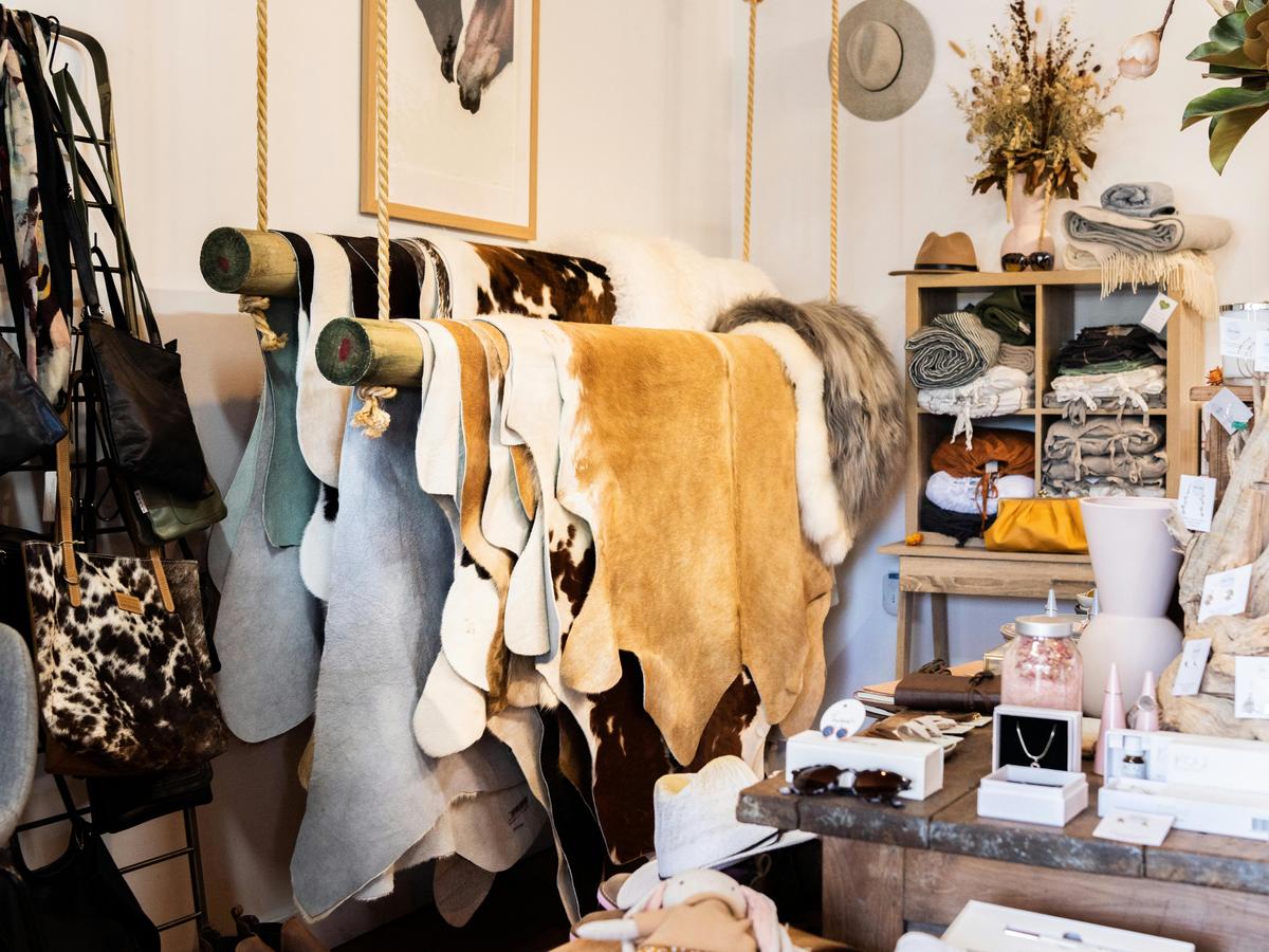 Vivienne Cate cowhides and sheepskins