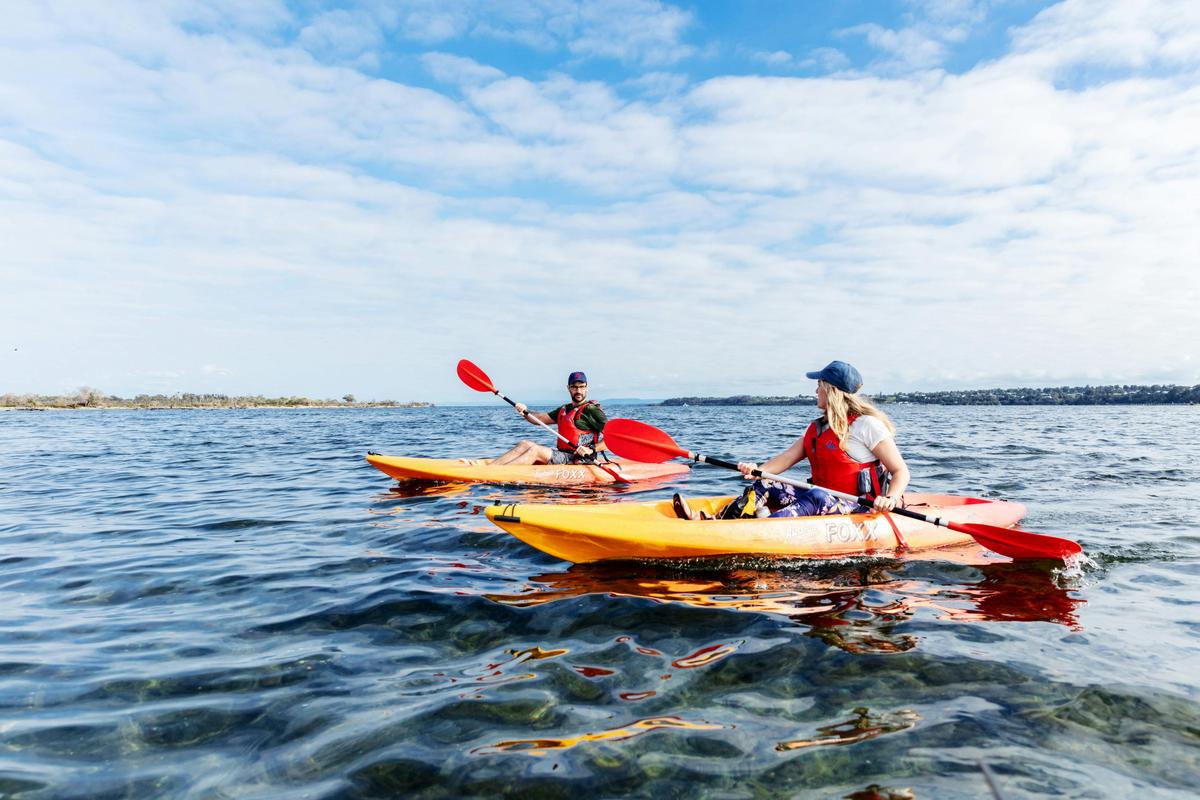 Kayak the Gippsland Lakes
