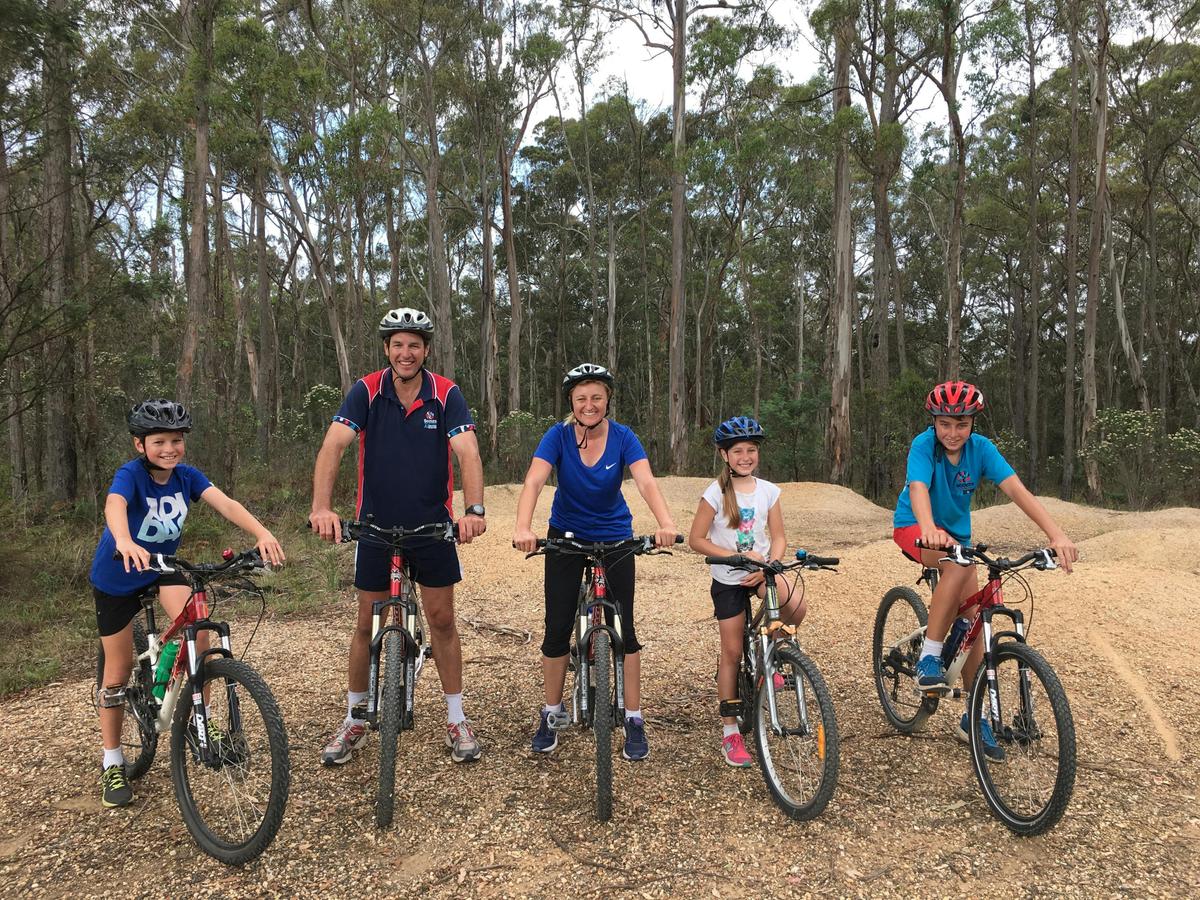 Family fun on the Simply Singletrack Mountain Bike Tour