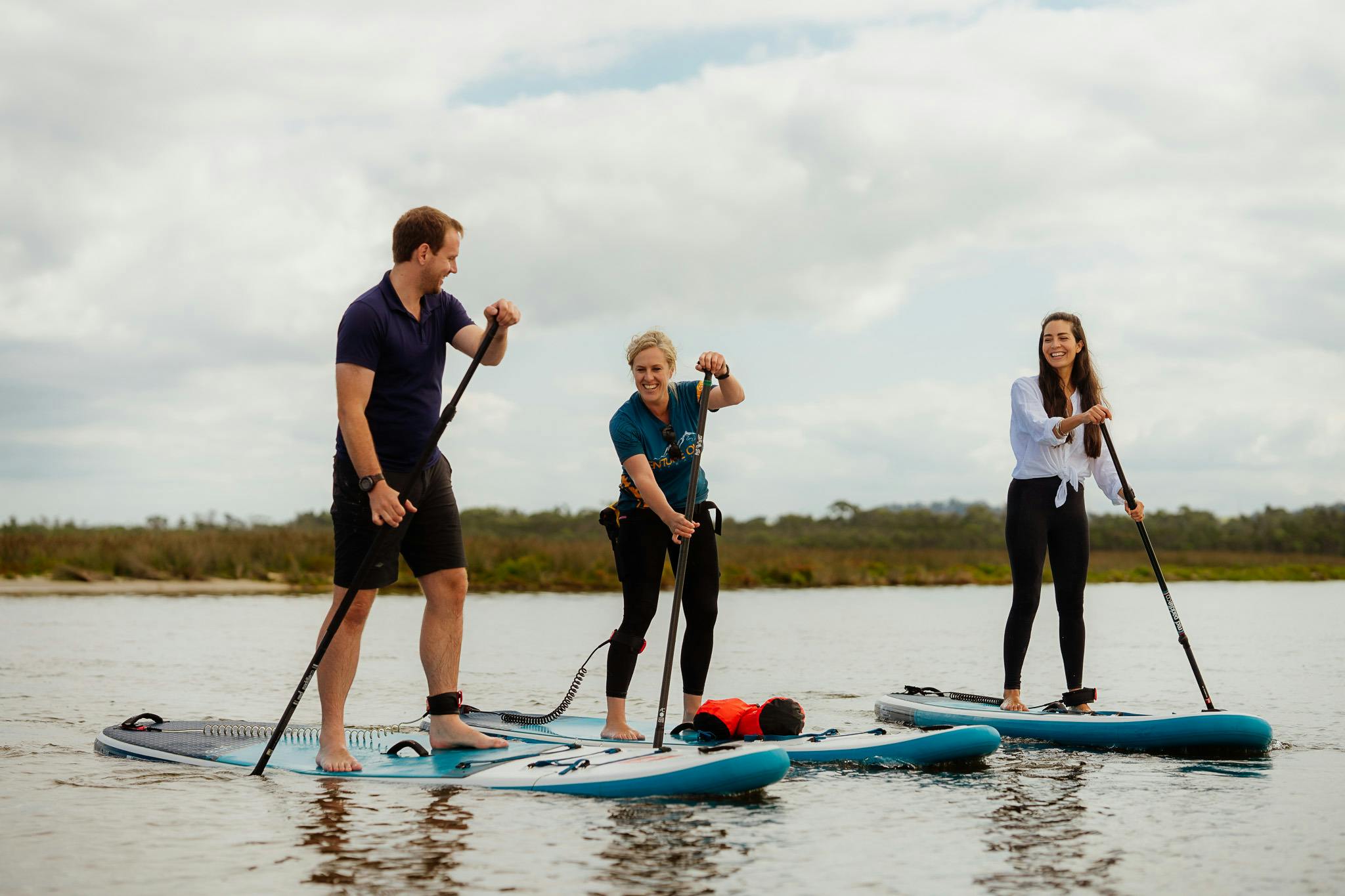 Heli SUP, Fly above the Gippsland Lakes via Helicopter and then paddle back to Lakes Entrance
