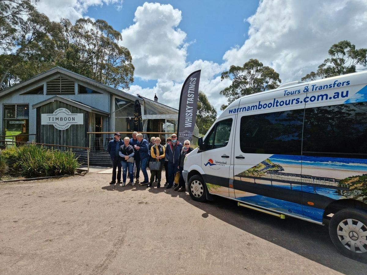 Timboon Railway Shed Whiskey Distillery.  Local Produce. Timboon.  Victoria.  Australia