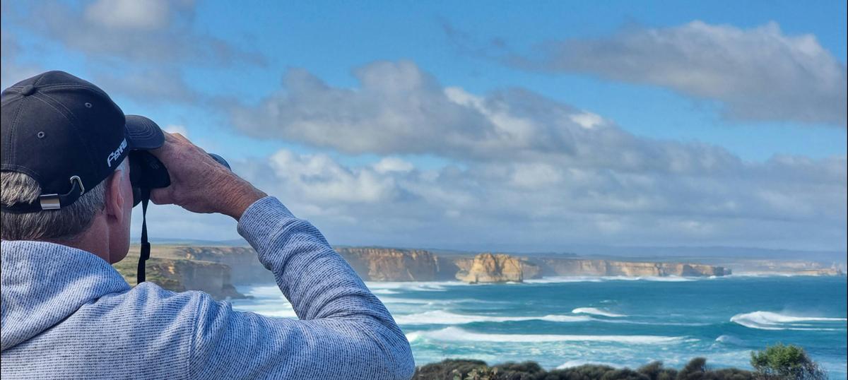 Whale Spotting with Warrnambool Tours. The Great Ocean Road . Warrnambool. Victoria. Australia