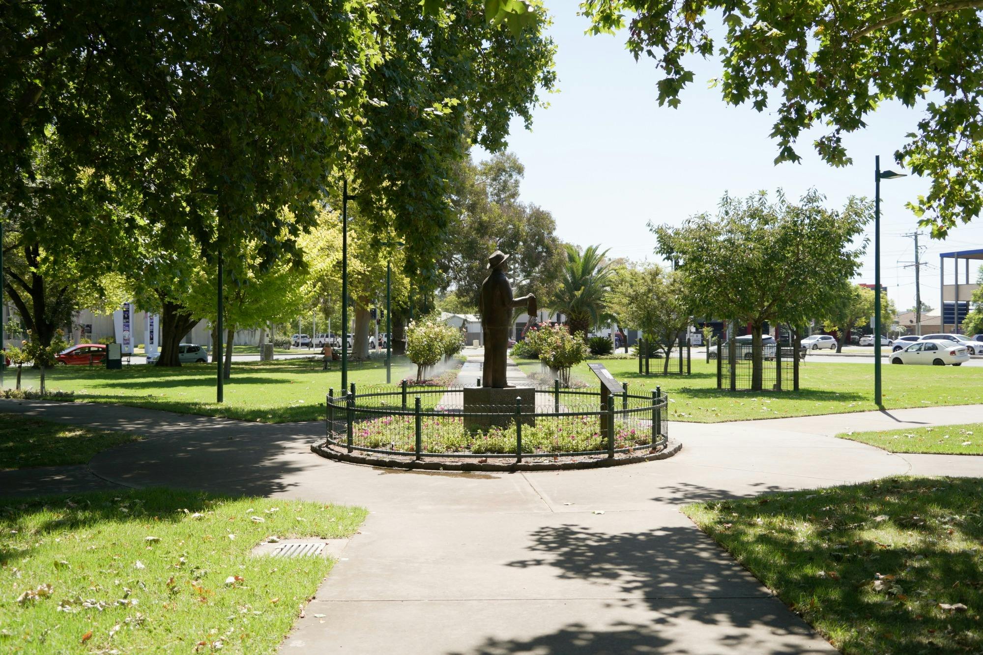 William Cooper Statue in Queens Gardens