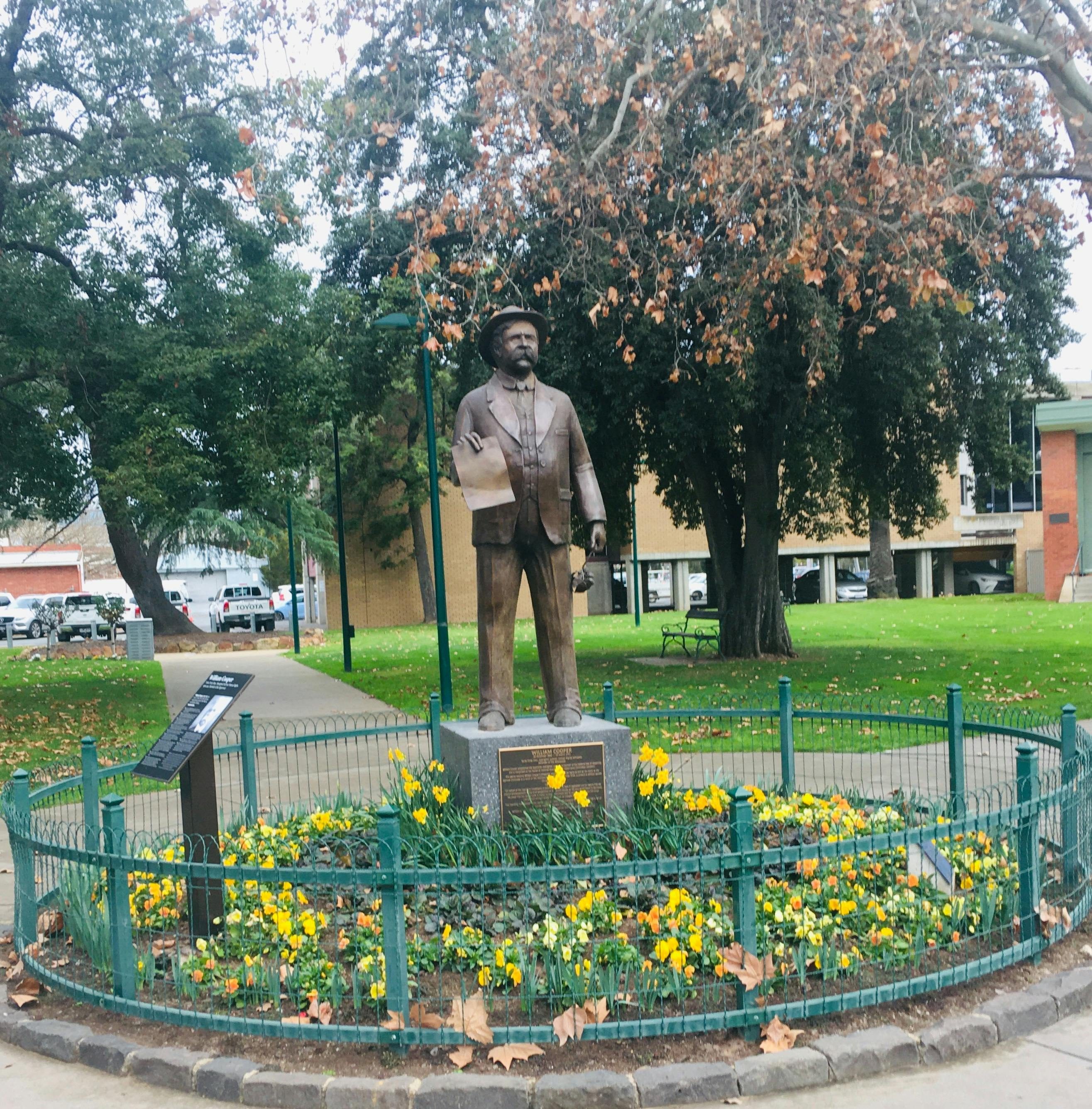 William Cooper Memorial Statue