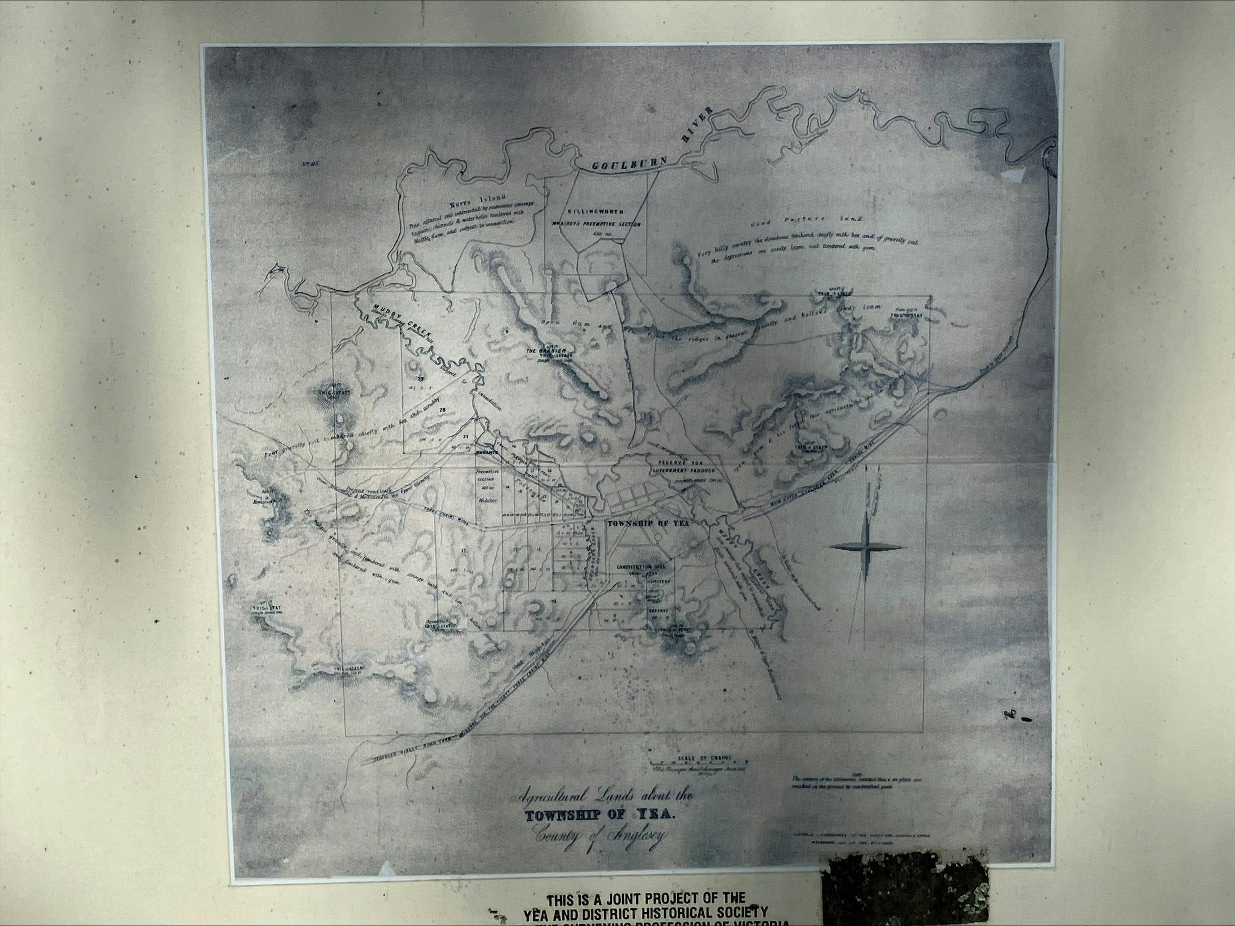 Old Yea area map