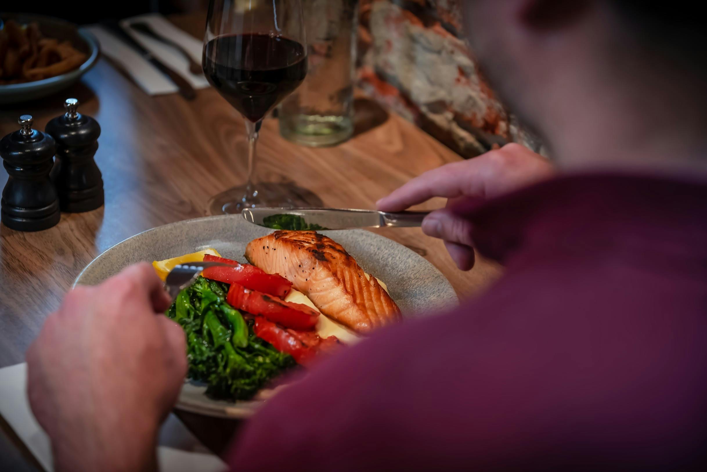 Atlantic Salmon with Broccolini