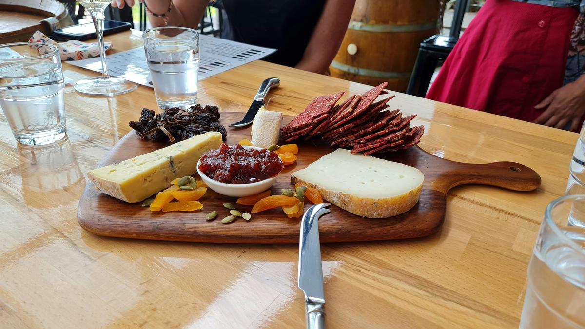 Enjoy a tasting board with some of the Valley's best wines