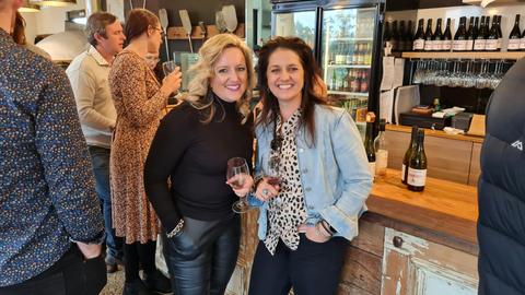 Besties enjoying a Wine