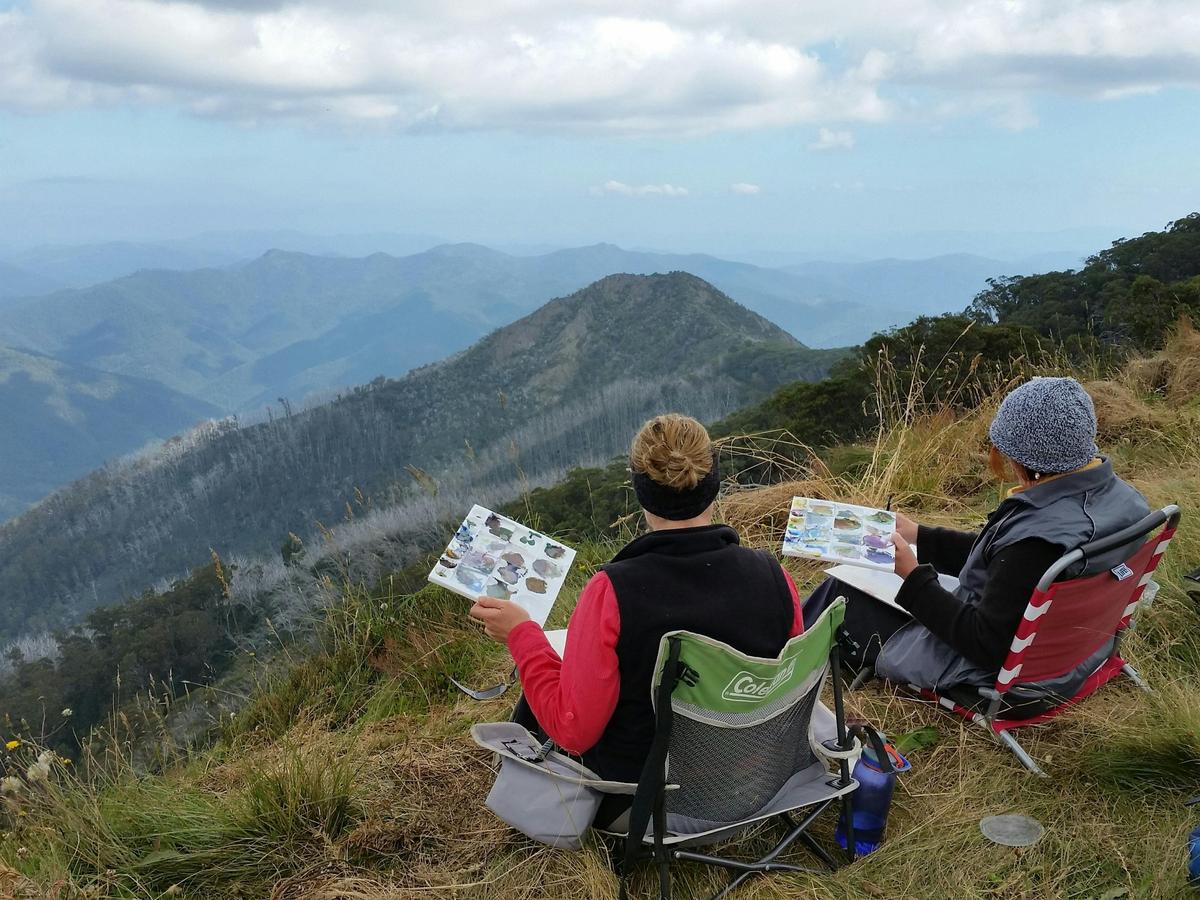 Plein Air Painting Workshop on Mt Buller