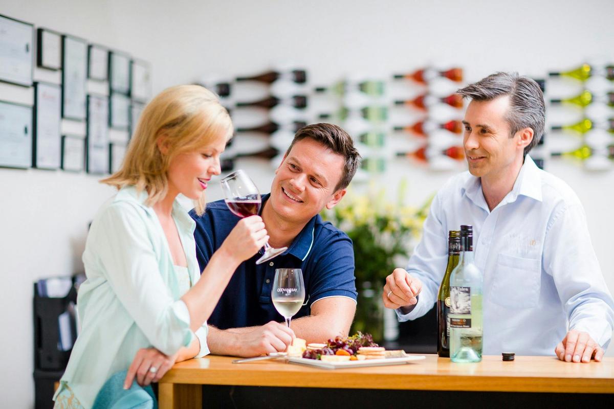 Wine tasting at Yarrawood Estate