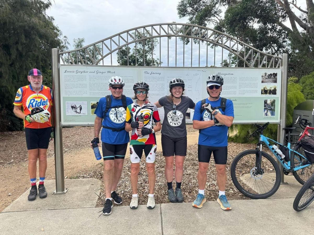 Riders ready to ride the Great Southern Rail Trail