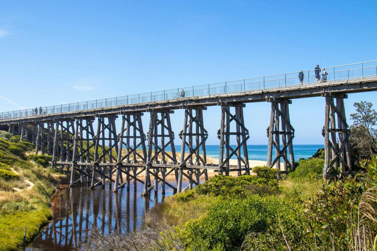 Cycling the bass coast trail