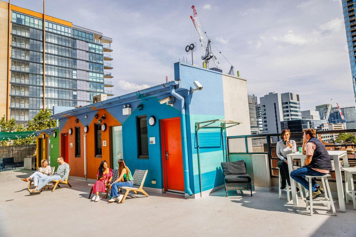 rooftop area