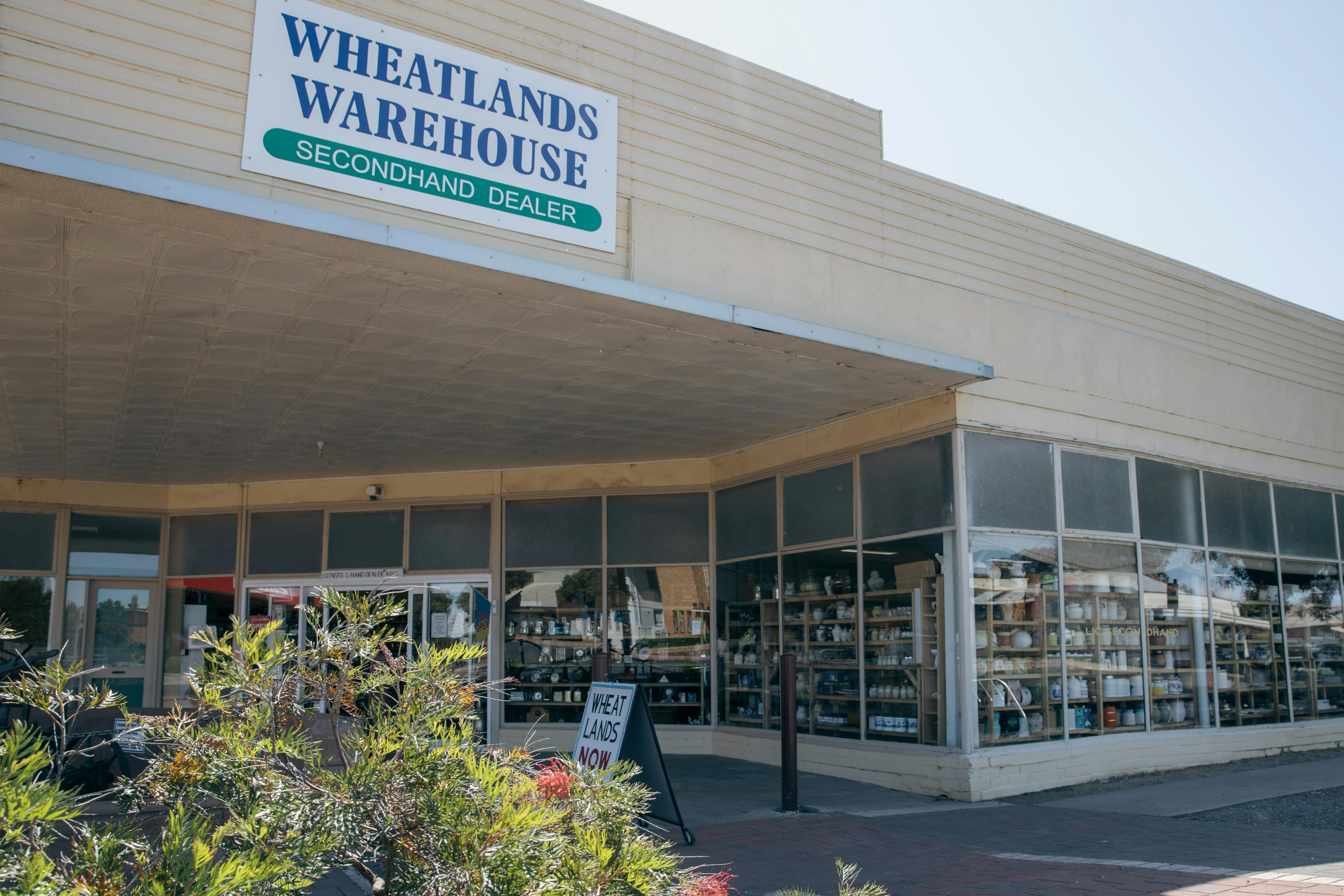 Wheatlands Warehouse shop front