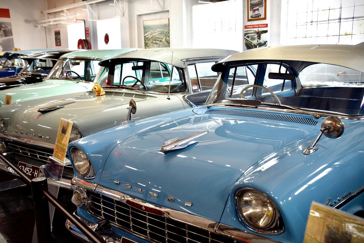 Some displayed cars
