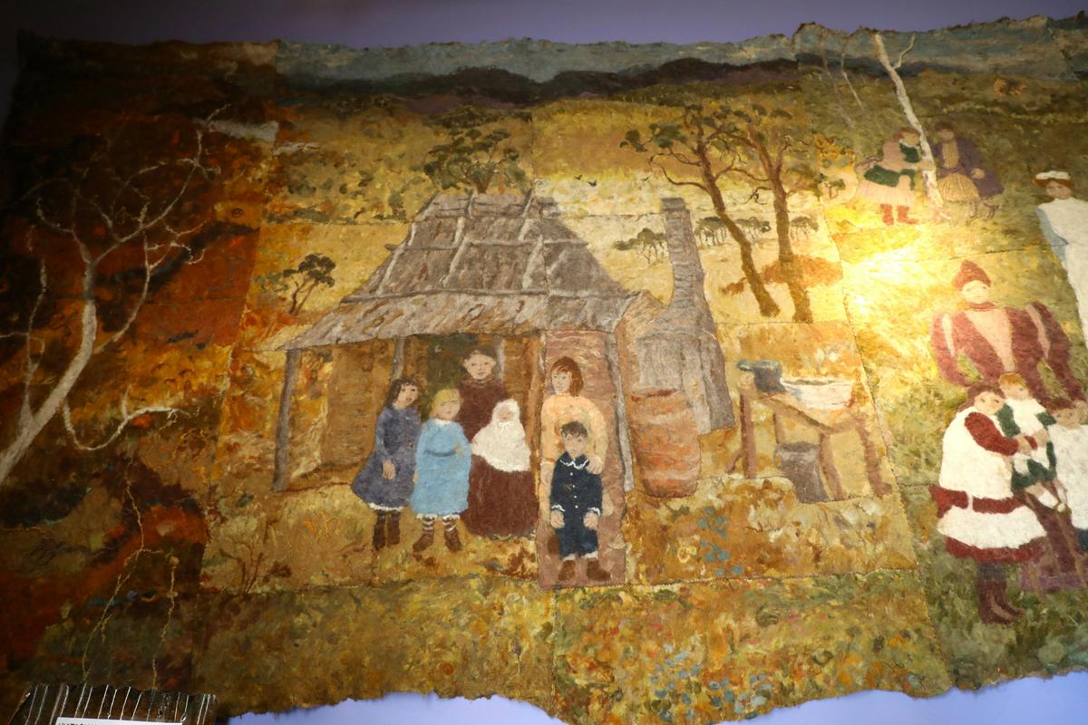 Mansfield Felt Mural
