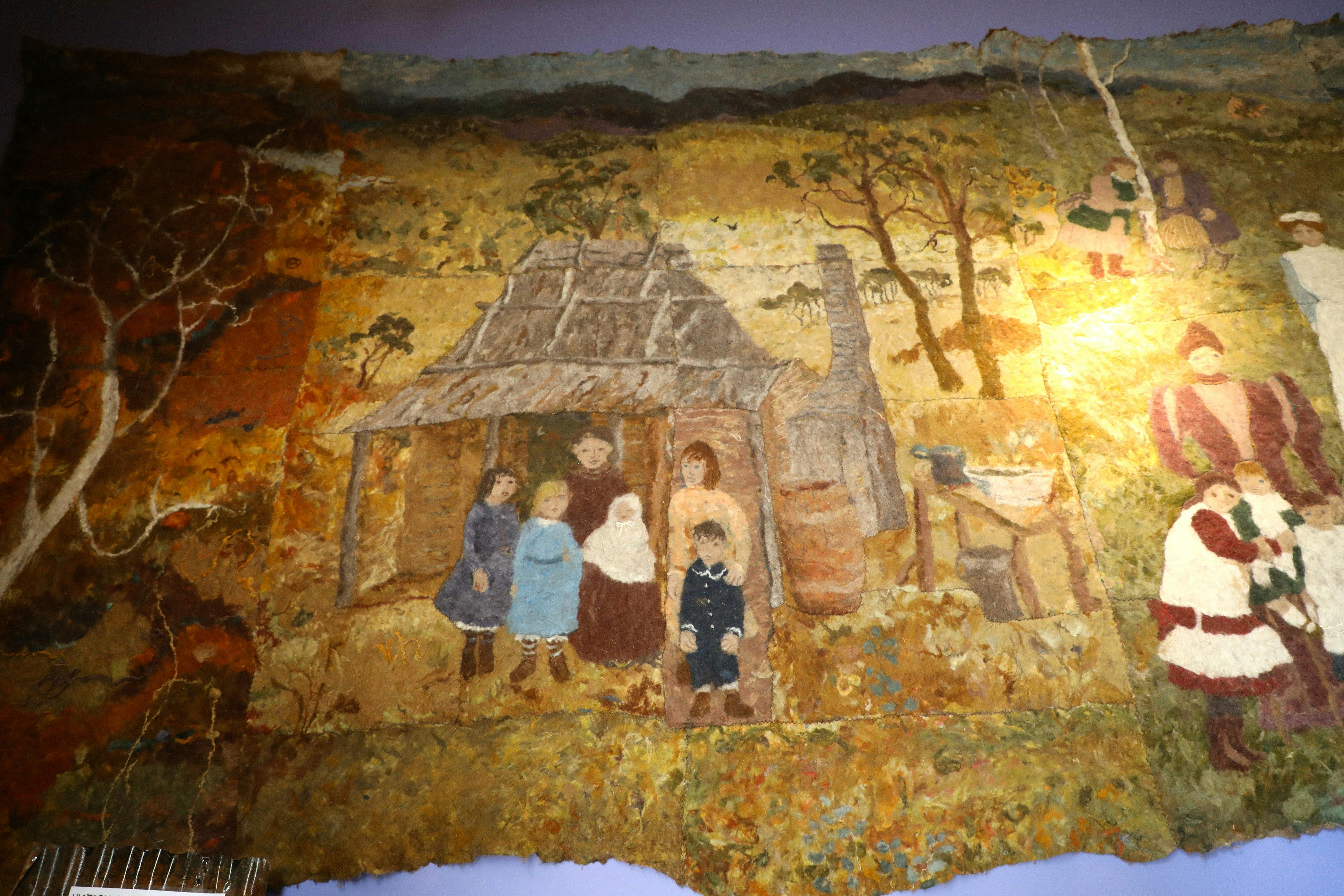 Mansfield Felt Mural