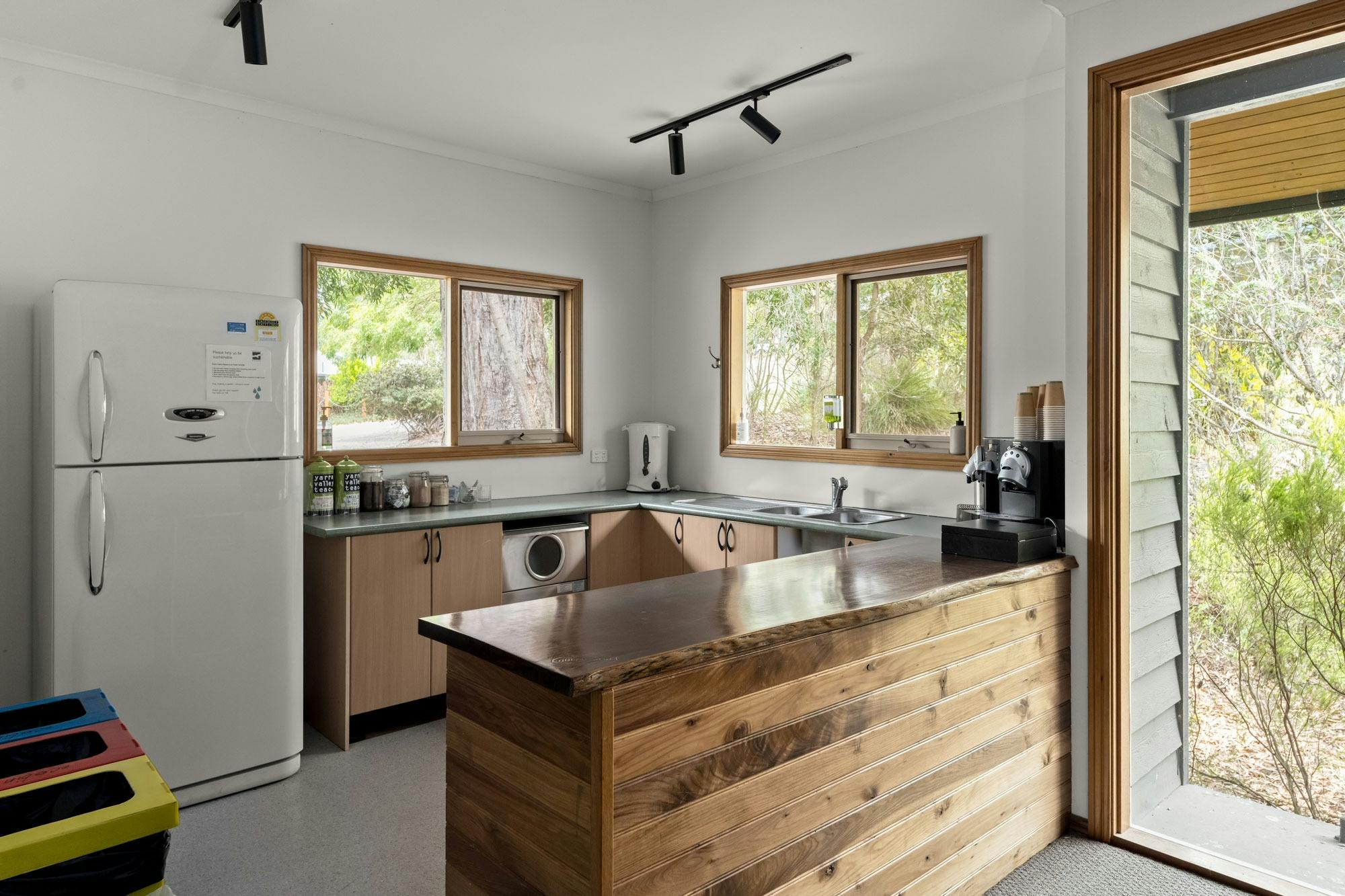 Each wing includes a self-contained kitchen perfect for groups.