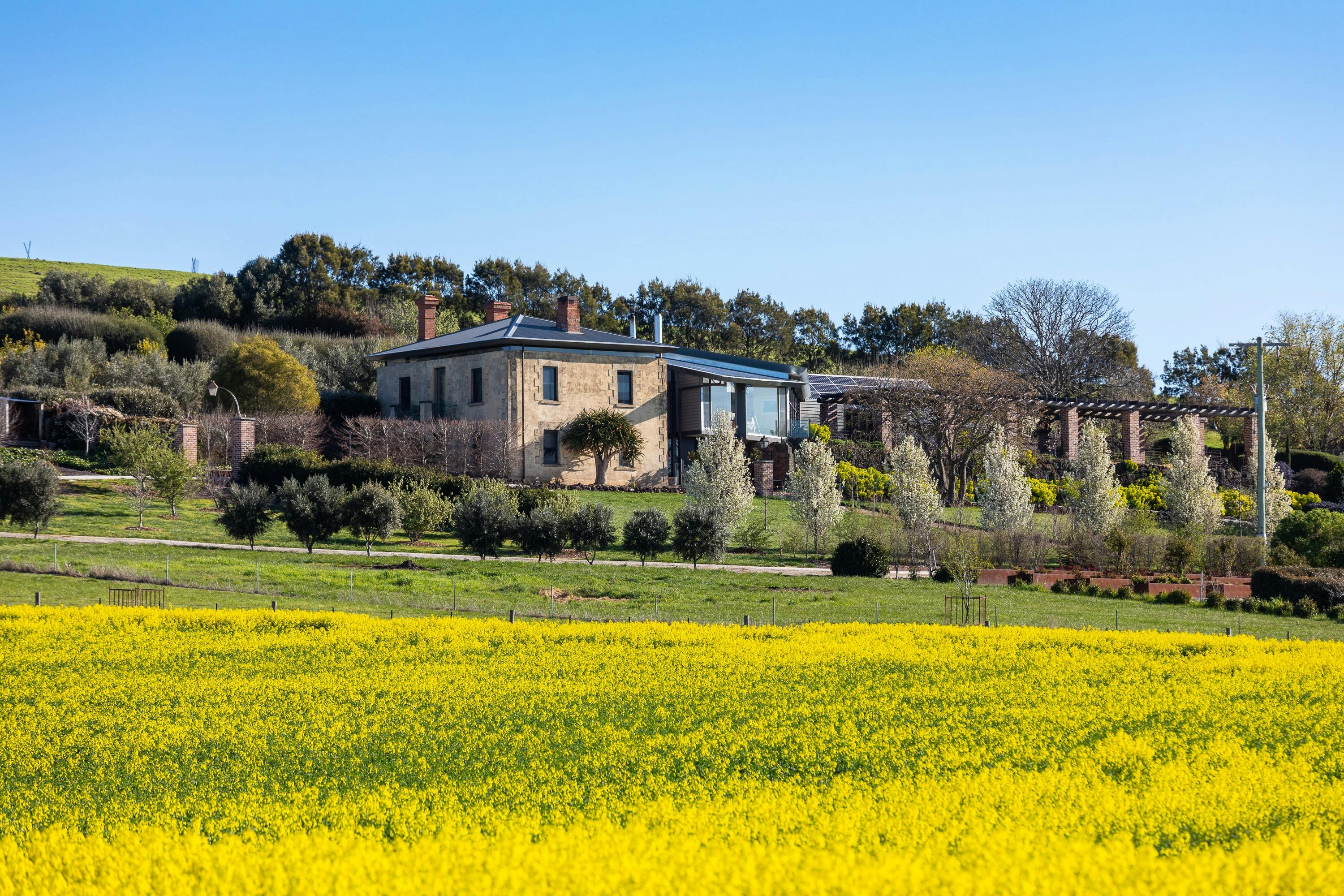 Vale Hill House in Spring