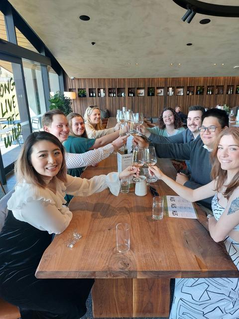 Tasting at St Huberts Winery