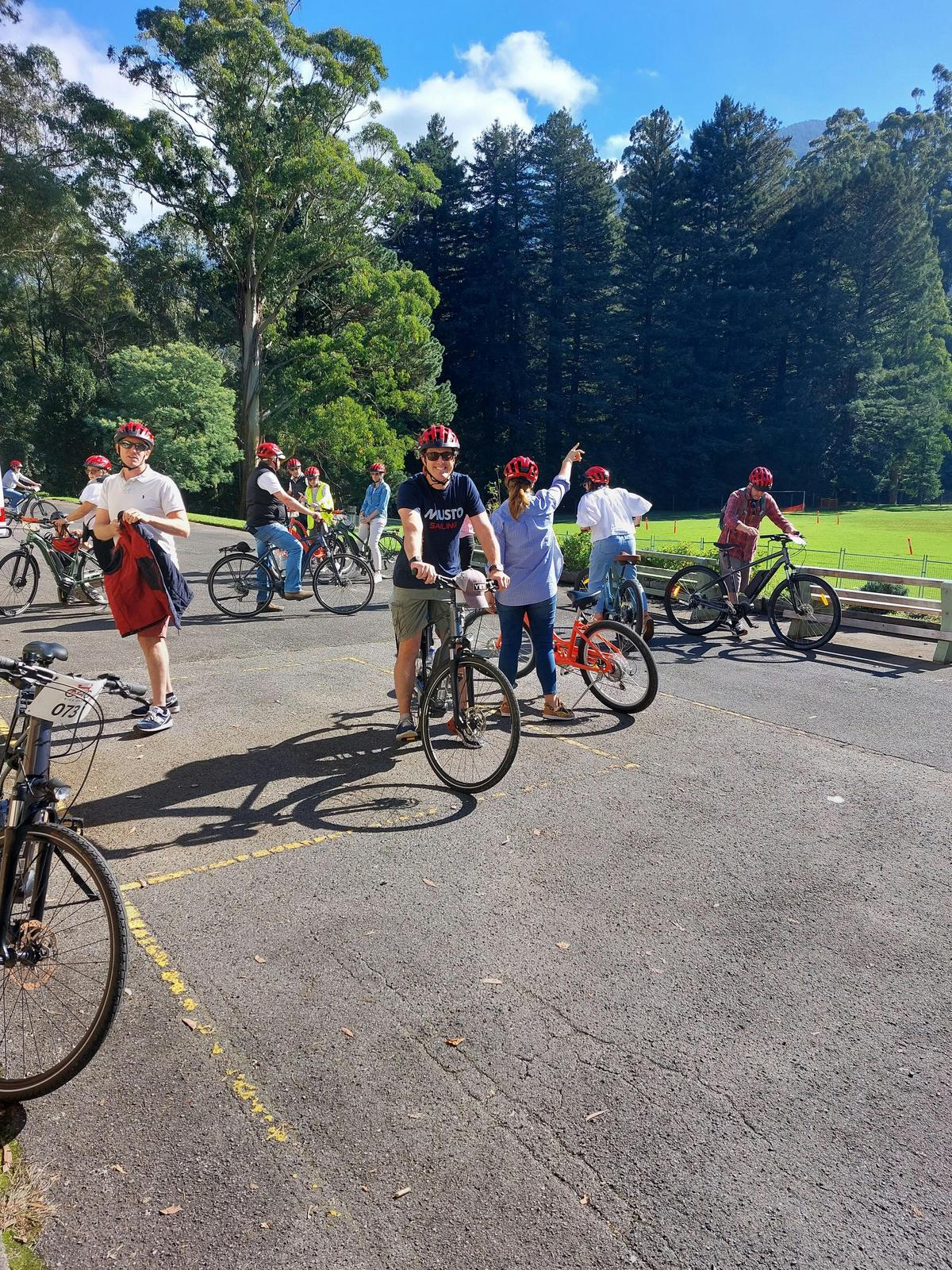 Start your morning with a bike ride before lunch