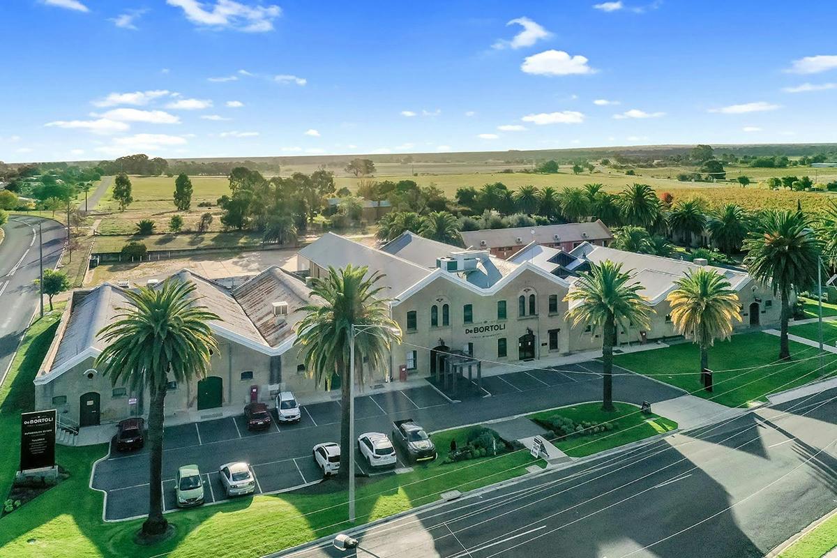De Bortoli Rutherglen Estate Aerial view