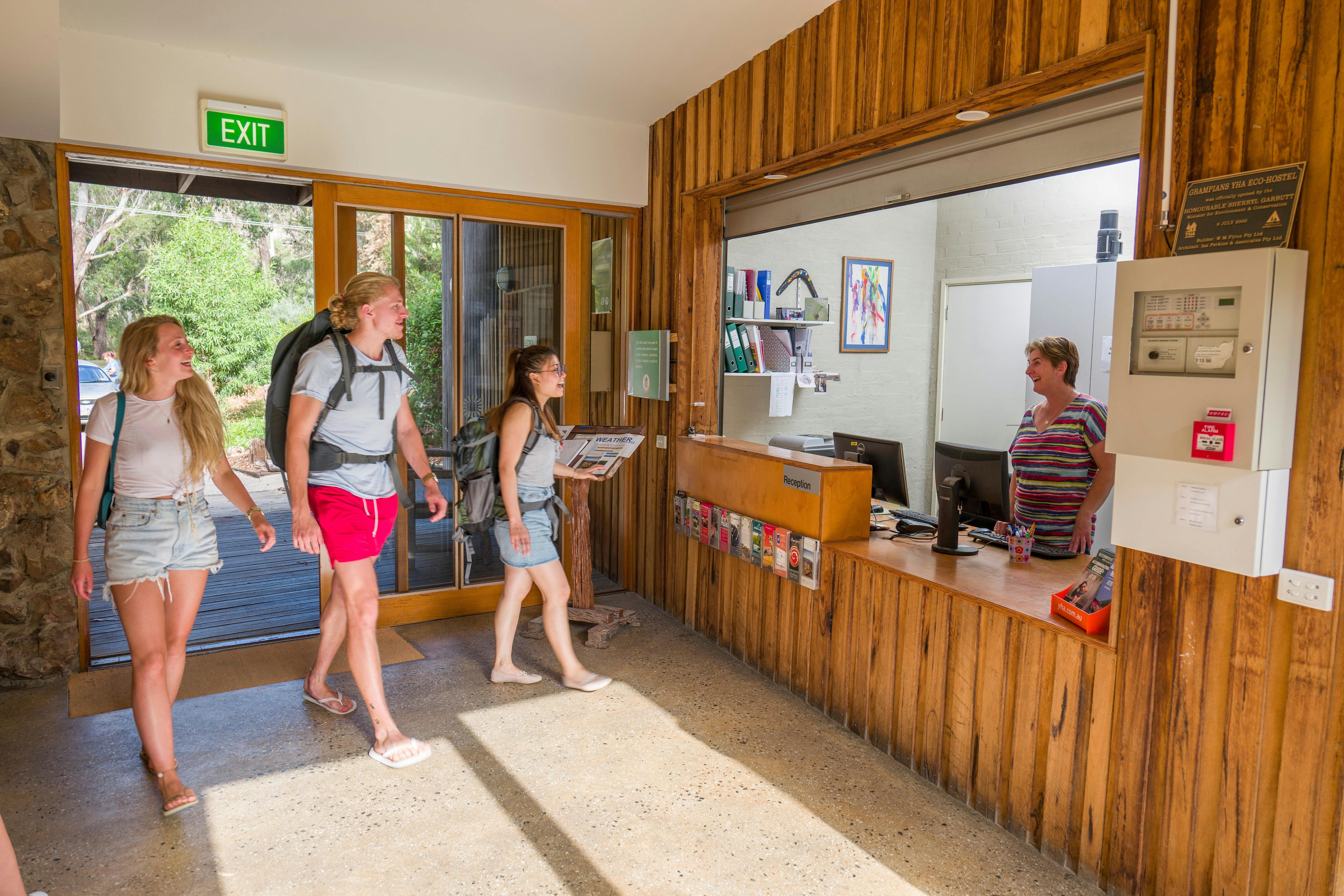 Grampians Eco YHA reception