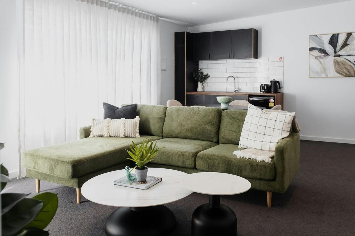 Lounge area in accommodation room