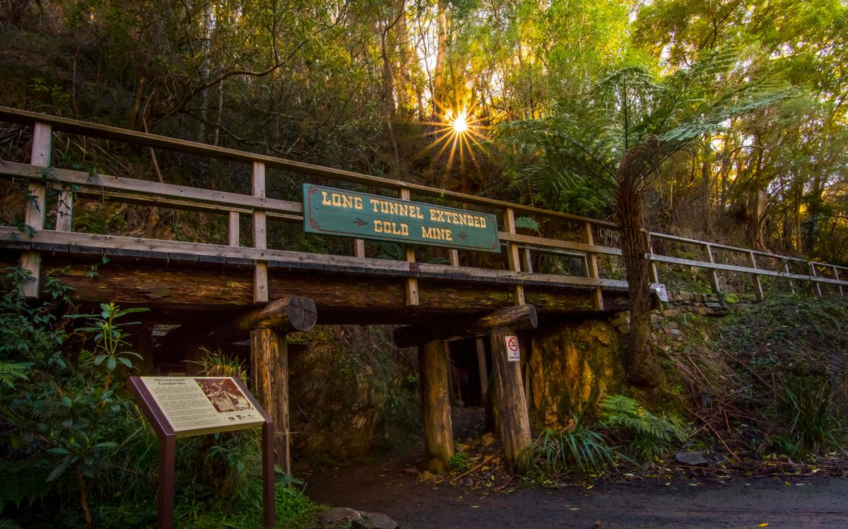 The entrance to the Mine.
