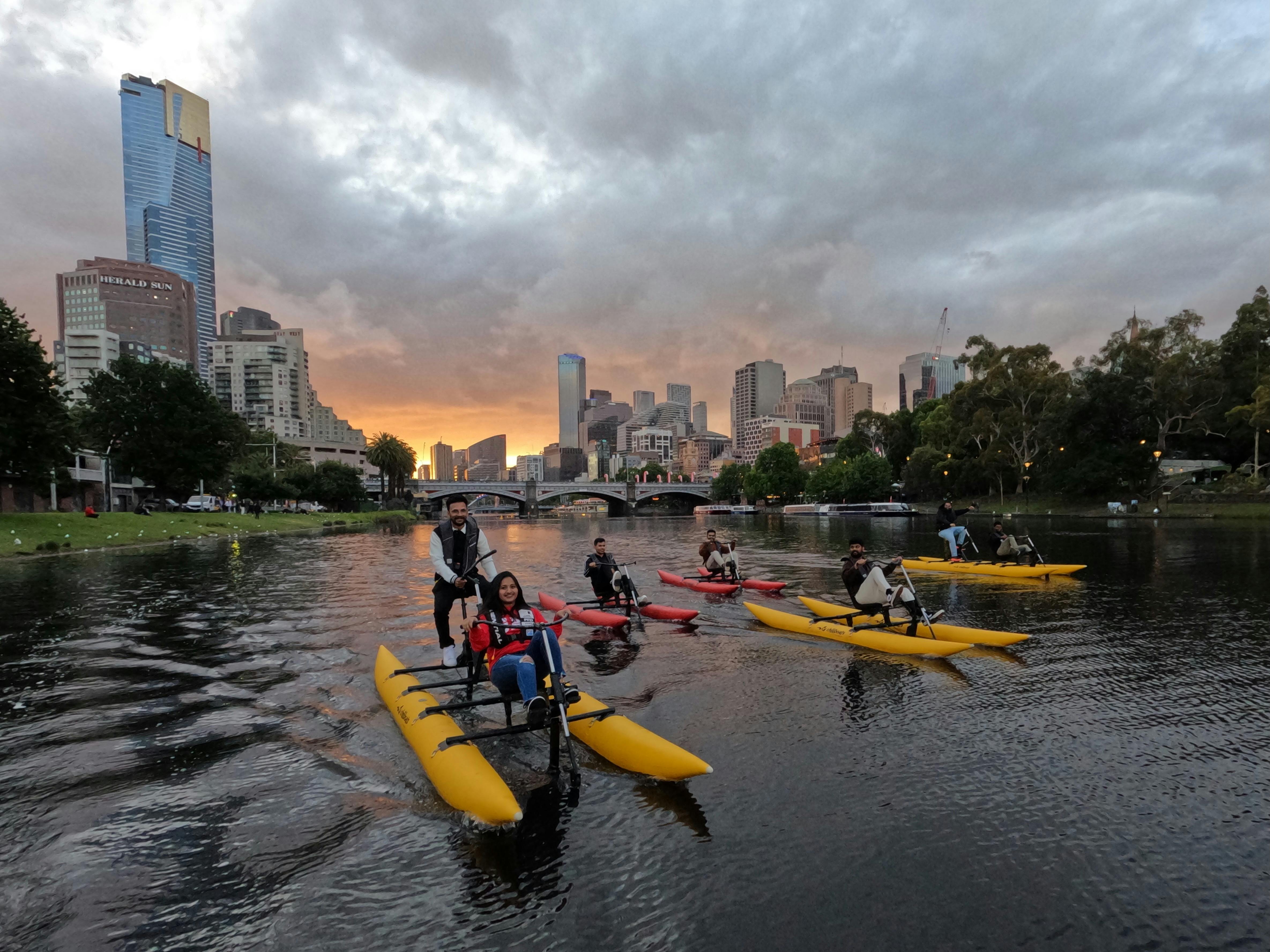 Waterbikes Australia Twilight Yarra River Tour