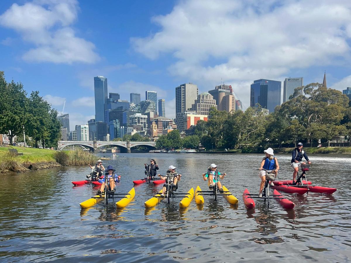 Waterbikes Australia Yarra River Tour