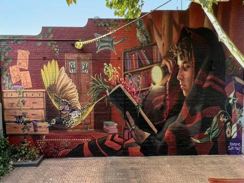 'Bedtime Story,' Queen Street Mural