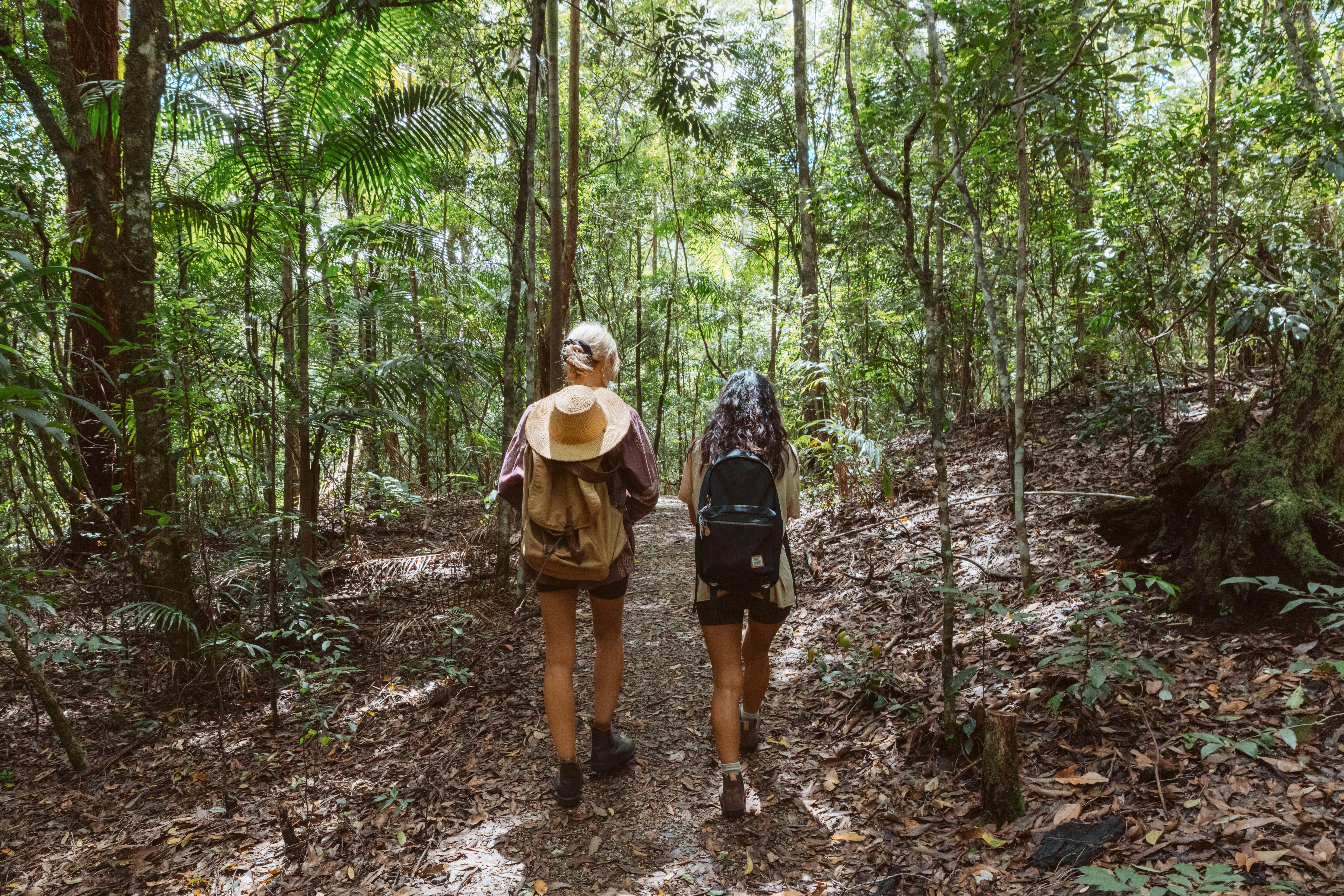 alking with daypacks