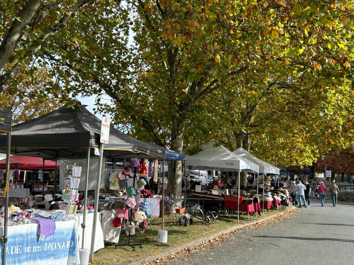 Market stalls